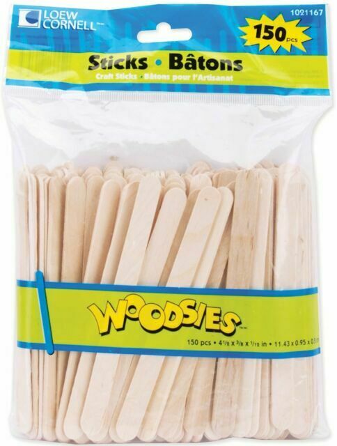 Woodsies  Craft Sticks 150pc