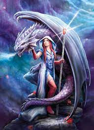 Anne Stokes - Dragon Mage - 1000 PC - Anne Stokes Collection