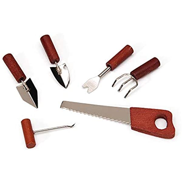 Darice 365824 Timeless Miniatures-Hand Tools 6-Pkg