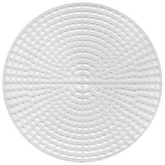 Darice Plastic Canvas #7 Mesh 4 1/2" Circle Clear