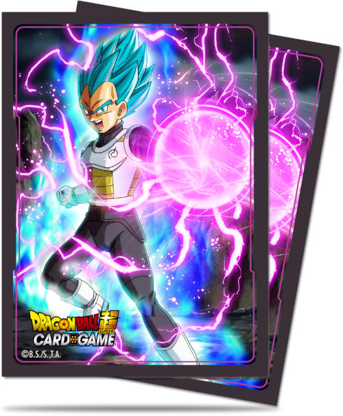 Dragon Ball Super Standard Size Sleeves 65ct God Charge Vegeta
