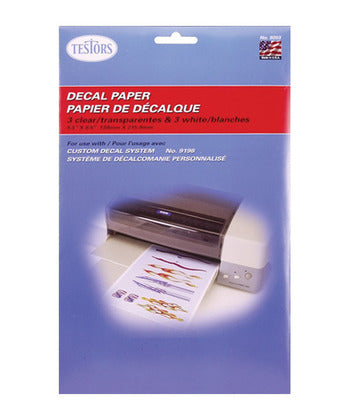 Testors Decal Paper Assorted - 6 Sheets