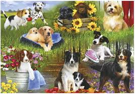 DOGS 24 EXTRA-LARGE PIECE PUZZLES