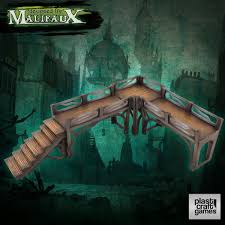 Plast Craft Malifaux Scenery - Downtown Walkway Set