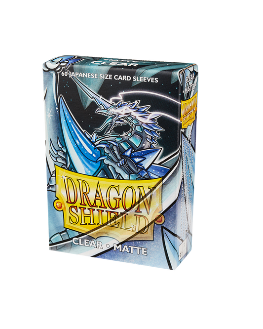 Dragon Shield DS60J Matte - Clear – 60 Japanese Size