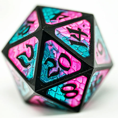 Die Hard Dice Dire d20 - Drakona Embers Cazn