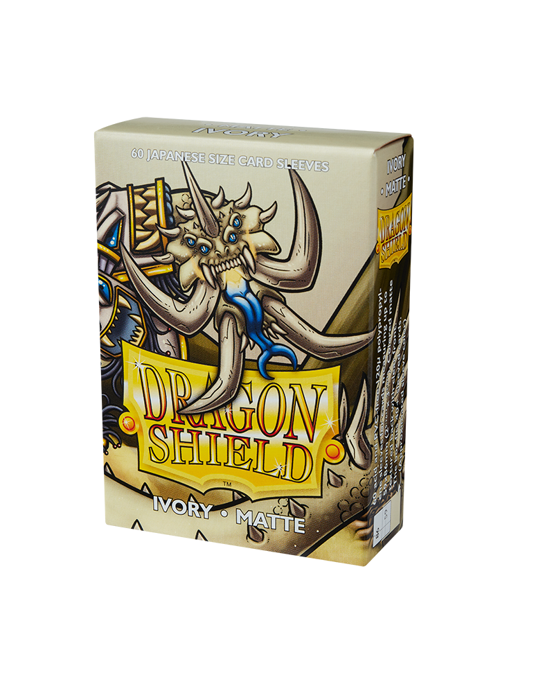 Dragon Shield DS60J Matte - Ivory – 60 Japanese Size