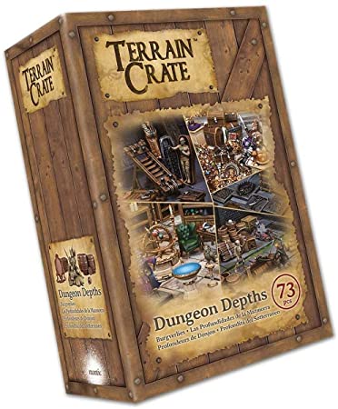 Terrain Crate Environment Miniatures Dungeon Depths 73pcs