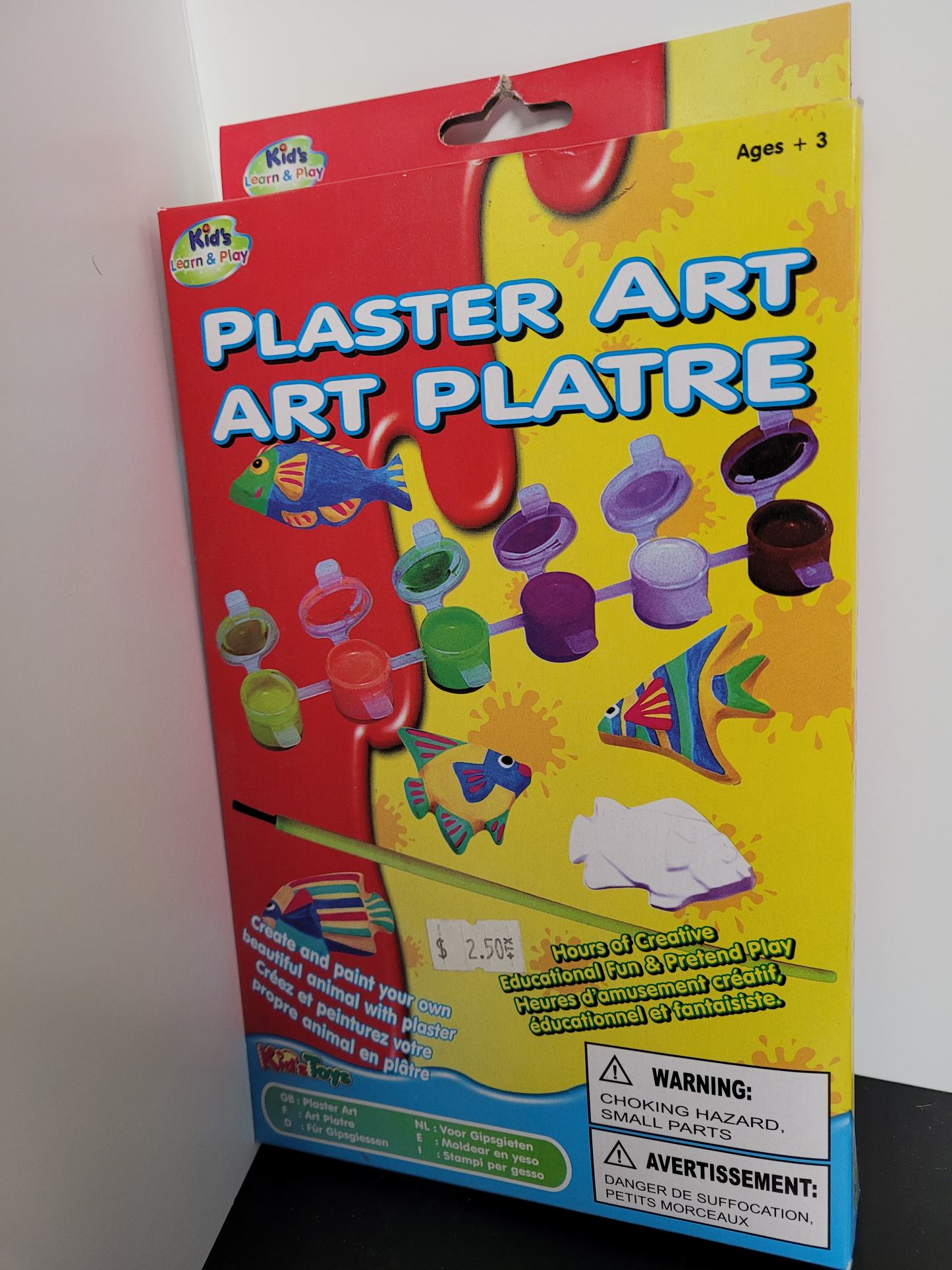 Kids Learn & Play Plaster Art Kit