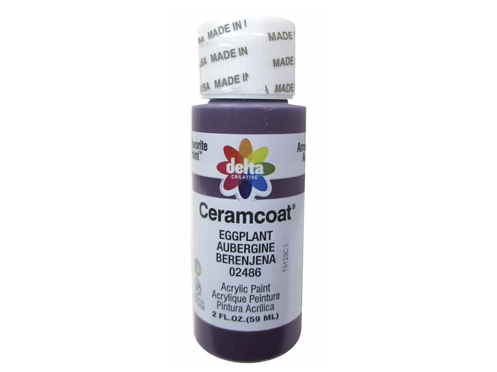 Delta Ceramcoat Acrylic Paint 2 oz. #2486 Eggplant