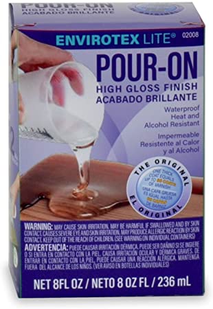 Environmental Technology 8-Ounce Kit Lite Pour-On, High Gloss Finish, 8 Ounces, Clear