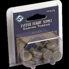 Fantasy Flight:  Gaming Tokens: Silver