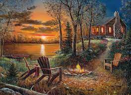 Cobble Hill Fireside Modular 1000pc puzzle