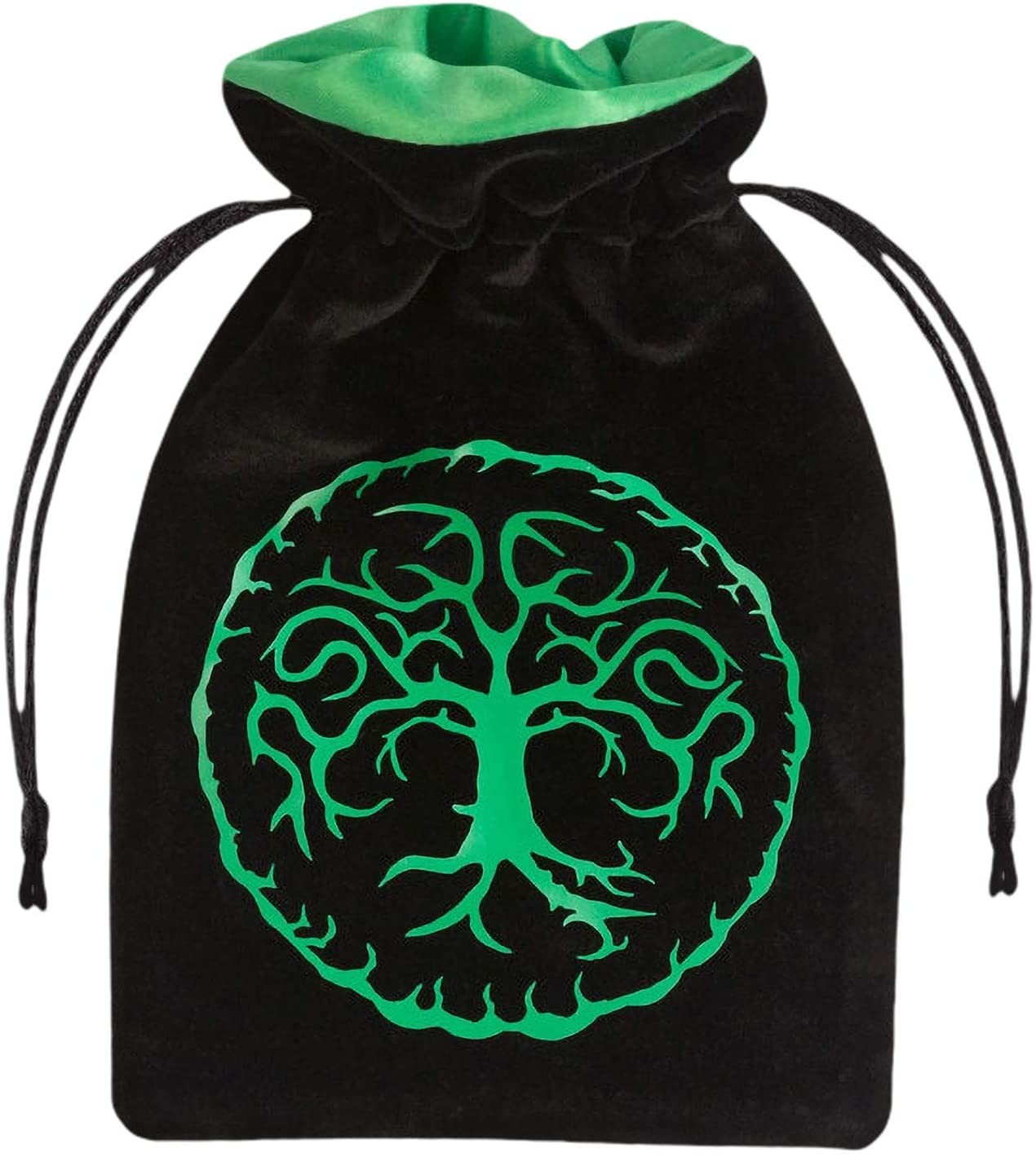 Black Forest and Green Velvet Dice Bag
