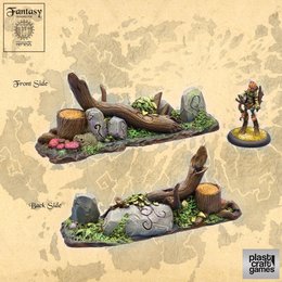 Plast Craft Games: Resin 28mm: Forest Obstacles