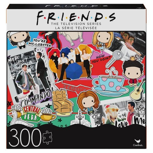 Cardinal Pop Culture: Friends Stickers Jigsaw Puzzle - 300pc