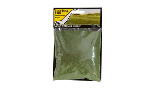 Static Grass Medium Green 2mm