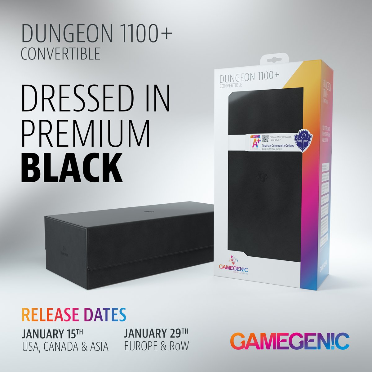 Gamegen!c Dungeon 1100+ Convertible Black