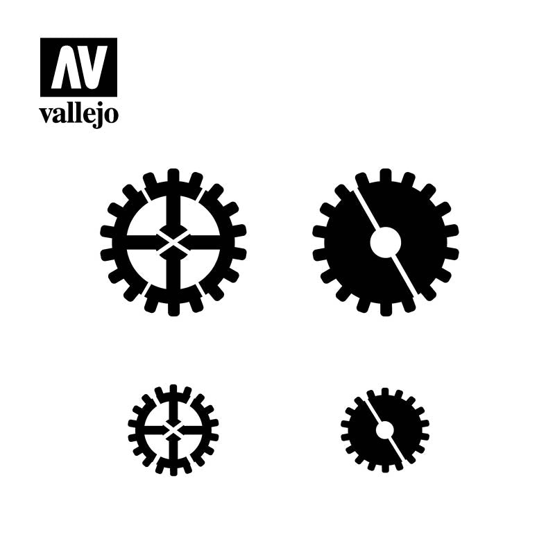 Vallejo Hobby Stencils ST-SF001 Gear Markings