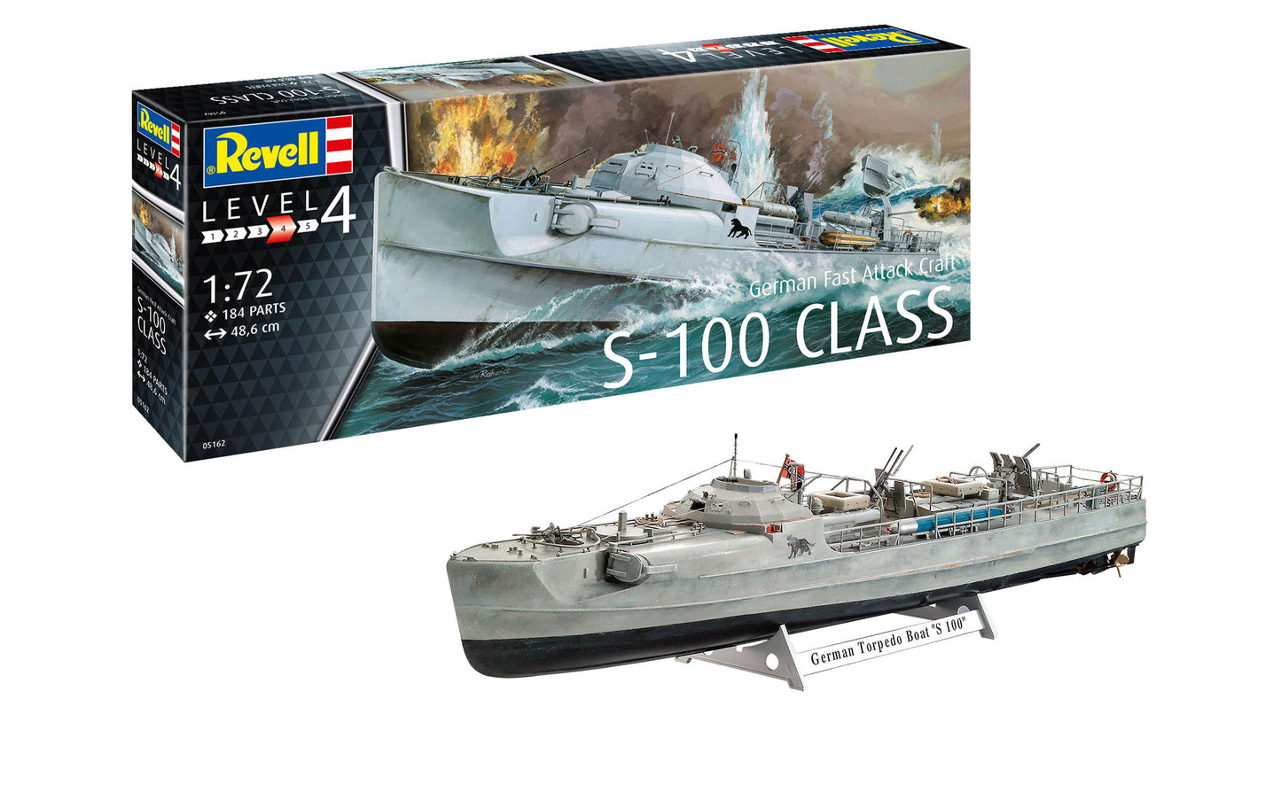 GERMAN FAST ATTACK CRAFT S-100 - REVELL 05162