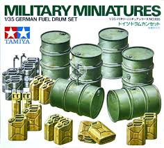 Tamiya Military Miniatures 1:35 German Fuel Drum Set
