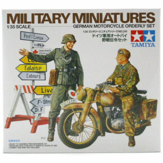 Tamiya 35241 German Motorcycle Orderly Set