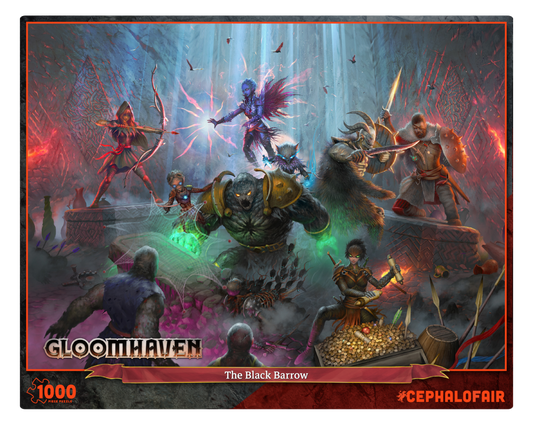 Gloomhaven Puzzle: The Black Barrow 1000Pc