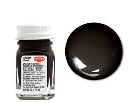 Testors 1147 Enamel Gloss Black 1/4 oz