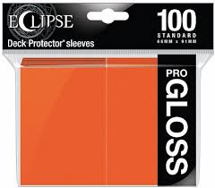 Ultra Pro - Sleeves Standard - Gloss Eclipse - Pumpkin Orange (100 Sleeves)