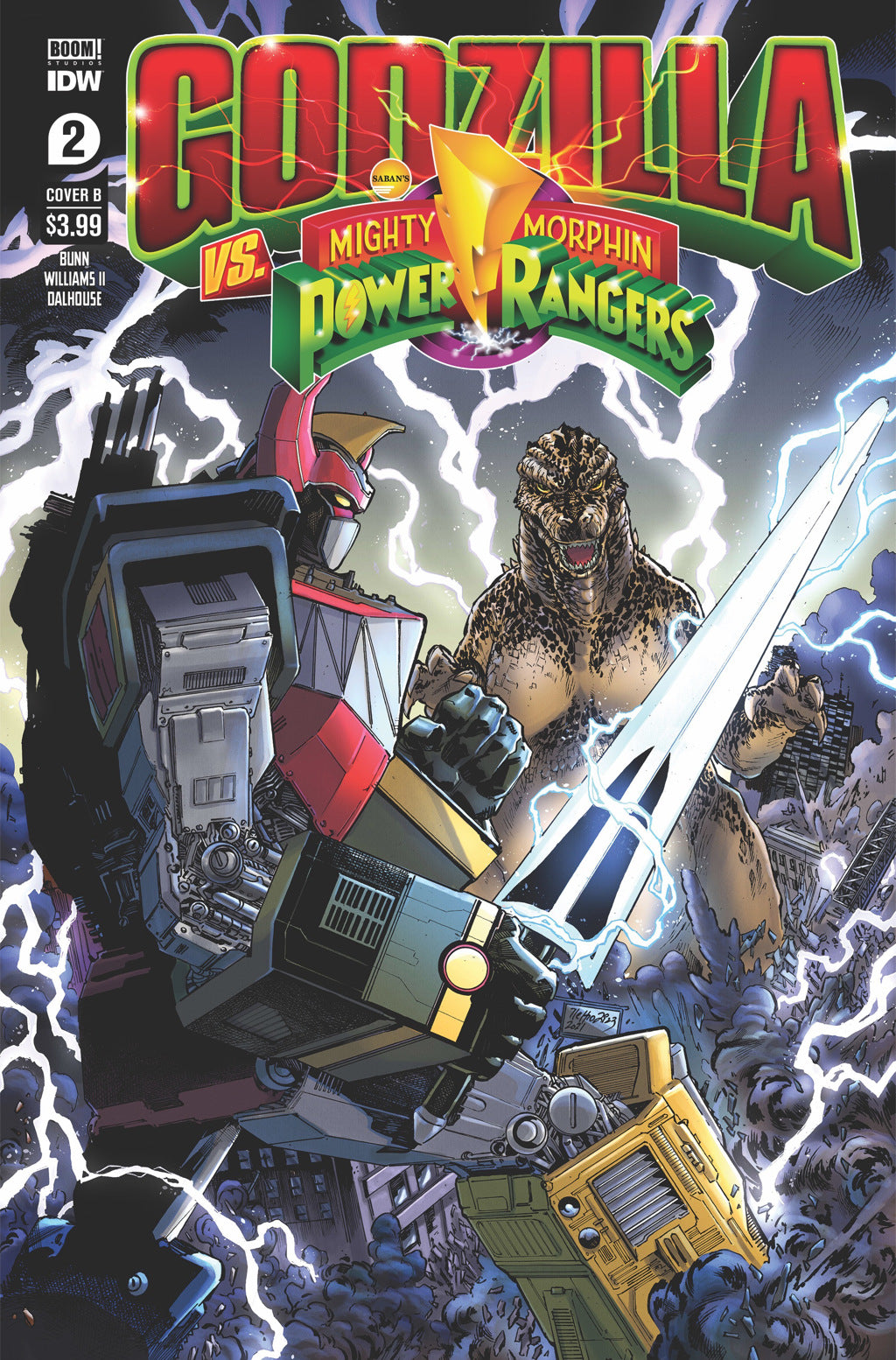 Godzilla Vs. The Mighty Morphin Power Rangers #2