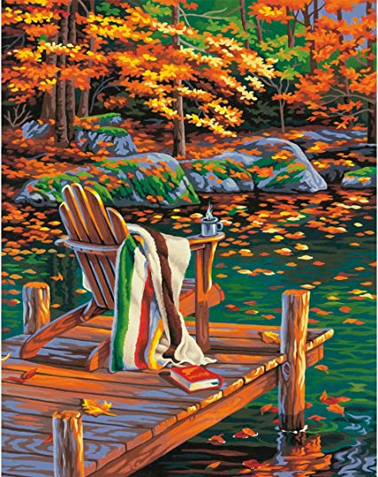 Paintworks® Golden Pond Paint-by-Number Kit
