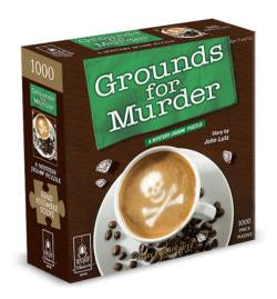 Grounds for Murder- Mystery Jigsaw Puzzle