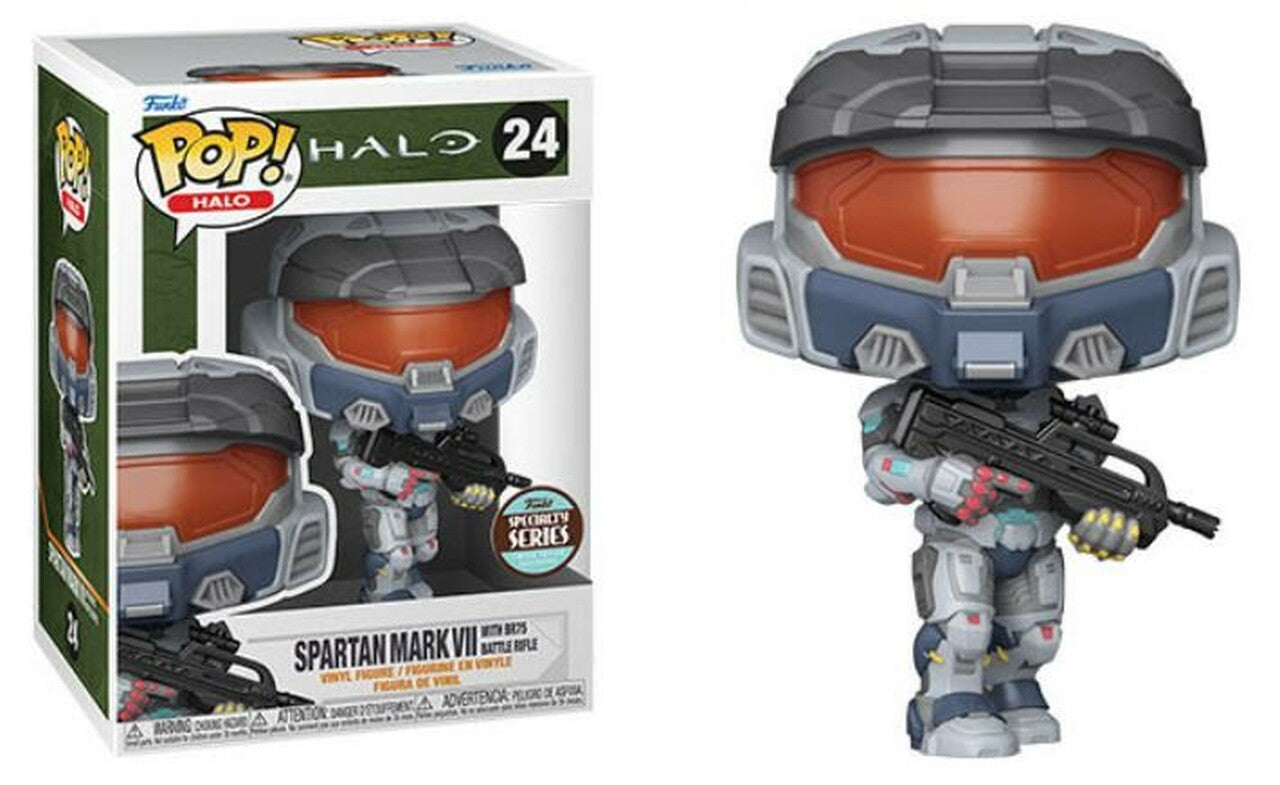 Funko POP! Halo Spartan Mark VII With BR75 Battle Rifle #24