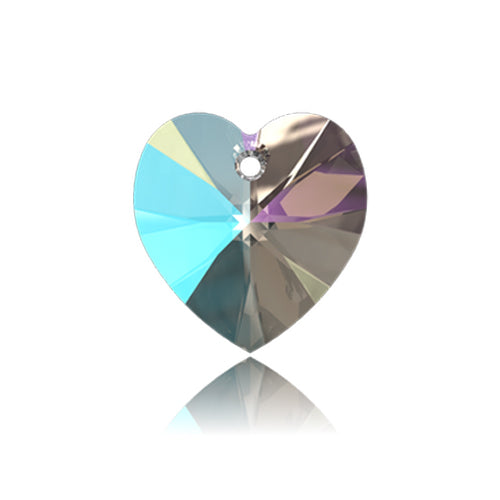 Swarovski Pendant 6228 Heart 10.3x10mm Crystal Shimmer