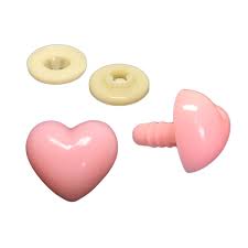 Heart Nose - Pink - 18mm - 4 Noses