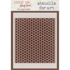 Wendy Vecchi Stencils For Art 6.5"X4.5" Honeycomb