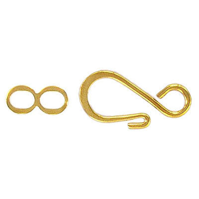 HOOK AND EYE CLASPS – Gold