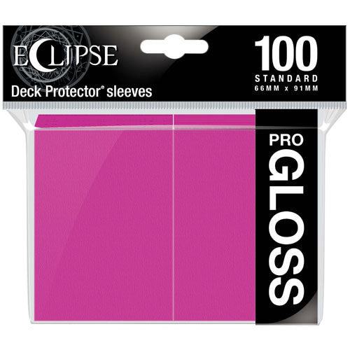 Eclipse PRO Gloss Standard Sleeves – Hot Pink (100)