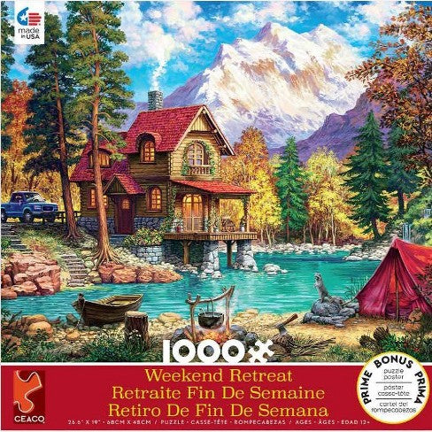 ‎ Ceaco House in Forest Weekend Retreat Jigsaw Puzzle - 1000pc