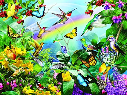 Sunsout 1000pc Puzzle Hummingbird Sanctuary