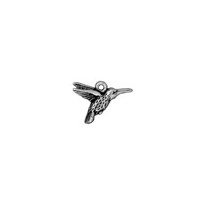 T.C. - CHARM HUMMINGBIRD ANT. SILVER