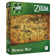 The Legend of Zelda Hyrule Map 1000pc Puzzle