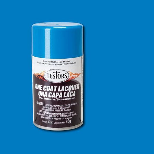 TESTORS 1844 ICY BLUE LACQUER 3 OZ. SPRAY PAINT