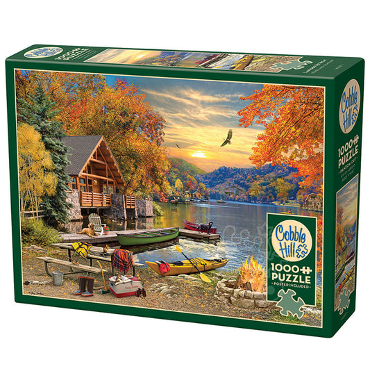 1000pc Puzzle Cobble Hill Lakeside Retreat