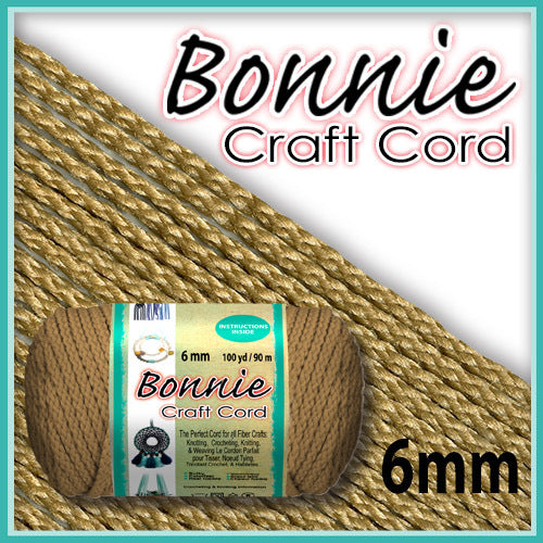 Pepperell Bonnie Macrame Craft Cord 6mmX100yd-Rust