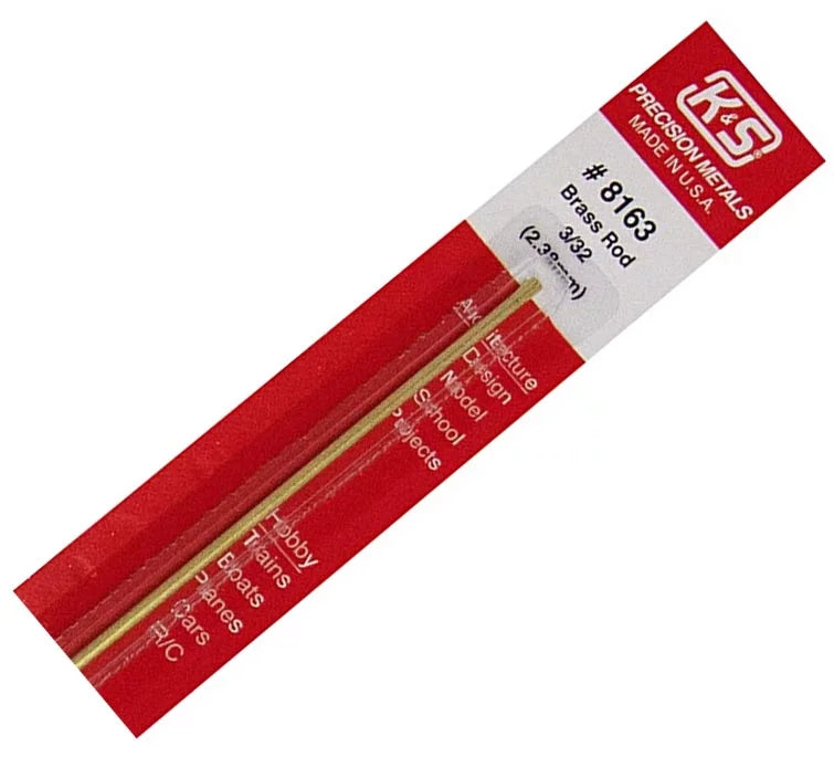 3/32″ Solid Brass Rod K&S Engineering 8163