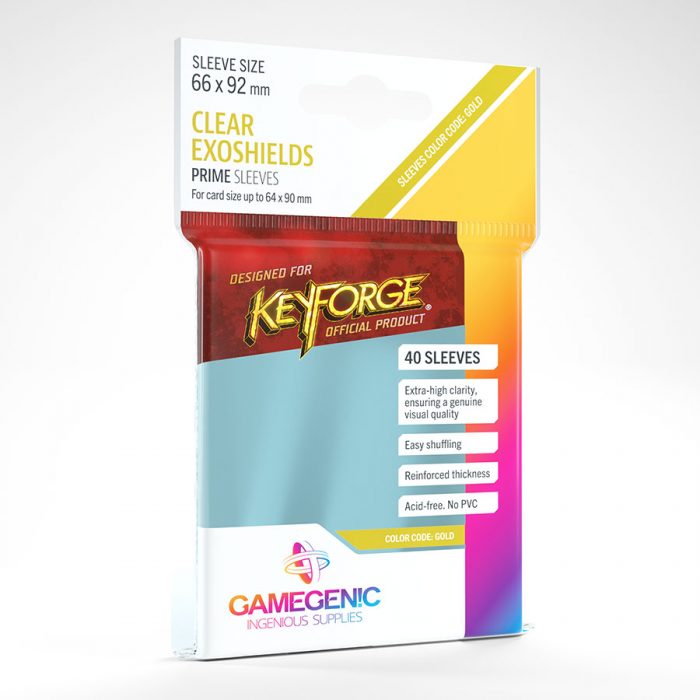 Gamegenic: KEYFORGE® CLEAR EXOSHIELDS