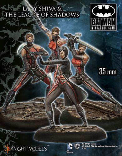 Batman Miniature Game - Lady Shiva and the League of Shadows Crew