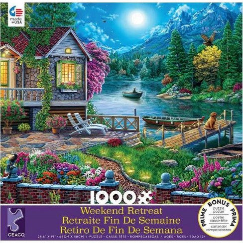 Ceaco Lakehouse Weekend Retreat Jigsaw Puzzle - 1000pc