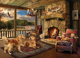 Cobble Hill Lakeside Cabin 1000pc Puzzles